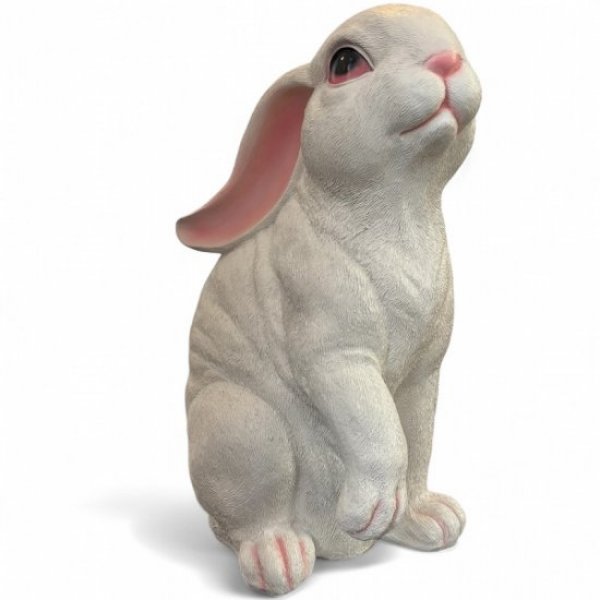 Hase groß, sitzend, weiß *SELBSTABHOLUNG*